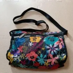 LeSportsac フラワープリント ショルダーバッグ