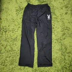 プレイボーイ ウインドパンツ 黒 ロゴライン トラックパンツ バニーのサムネイル