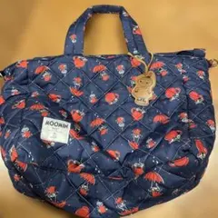 MOOMIN キルティングマザーズバッグ ネイビー