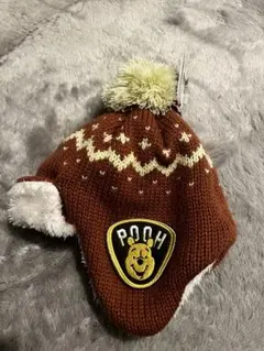 プーさんニット帽43センチ　未使用