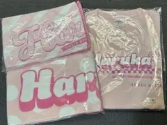 CUTIE STREET ぱるたん 桜庭はるか　推しアピ　タオル　Tシャツ（M） 本日限定価格】CUTIE STREET 桜庭遥花 推しアピTシャツL タオル