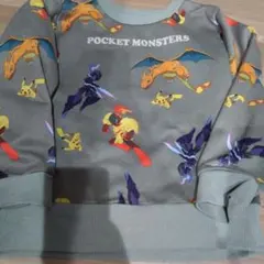 ポケットモンスター 長袖カットソー 120cm グレー