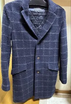 BURBERRY BLACK LABEL ネイビーチェスターコート M 2026年最新】BURBERRY BLACK LABEL メンズ チェスターコートの人気