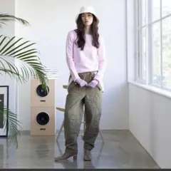 SeaRoomlynn ウエストギャザーCanvasストレートパンツ - メルカリ