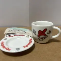 マイメロディ ミニチュア陶器 カップ＆ソーサー