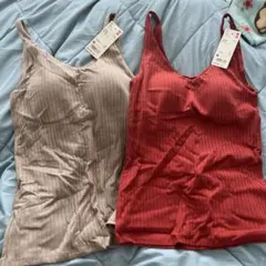 ワイドリブブラタンクトップ　未使用