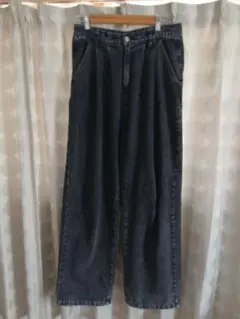 限定セール最終価格美品★クラシカルエルフタックワイドデニムパンツXL