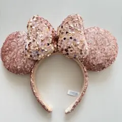 東京ディズニーランド　ミニー　スパンコールカチューシャ