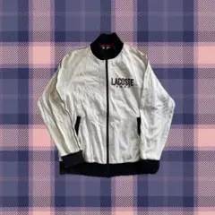 [LACOSTE] トラックジャケット　パーカー　ホワイト　古着のサムネイル