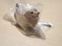 いい感じの棒をゲットした犬 ダックスフンド フィギュア ガチャガチャ