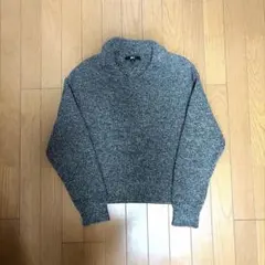 【UNIQLO】Vネックセーター S チャコールグレー