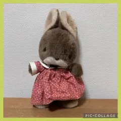 昭和レトロ サンアロー 夢の回転木馬 いぬ ぬいぐるみ 中古品 ①