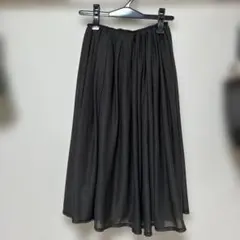 フレームワーク　ダークグレー ロングフレアスカートのサムネイル