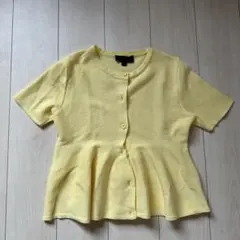 【新品未使用】ZARAペプラムカーディガンのサムネイル