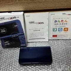 【美品、箱付】Newニンテンドー3DS LL メタリックブルー