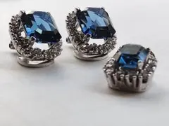 SILVER925 刻印 有 イヤリング＆ネックレス トップ チャーム セットのサムネイル