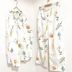 common Nounフラワー Kana Akiyama セットアップ 白 L
