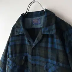 PENDLETON ペンドルトン ボードシャツ オンブレ ビンテージ 60s L