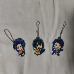 ヒロアカ　ラバーキーホルダー　八百万百、蛙吹梅雨、耳郎響香　まとめ売り