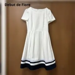 Debut de Fiore レッセパッセ ワンピース 裾配色 春夏 38