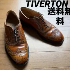 TIVERTON ティバートン ウィングチップ レザーシューズ 41インチ 