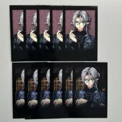 悪魔執事と黒い猫　あくねこ　バレンタイン　チェキ風カード　シロ