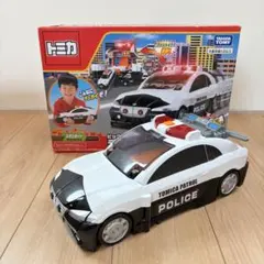 完動品 トミカワールド ビッグに変形！デカパトロールカー