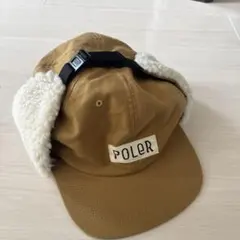 値下げしました！POLeR フライトキャップ ボア 帽子 防寒 アウトドア