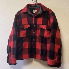 L.L.Bean ウール混 バッファローチェック シャツジャケットのサムネイル
