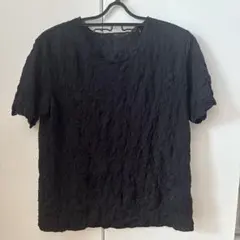 ISSEY MIYAKE 黒 半袖 トップス - メルカリ