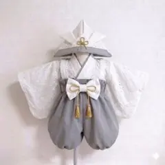 新品 ベビー袴 袴セット ベビー和装 男の子 お食い初め 100日祝い お宮参り
