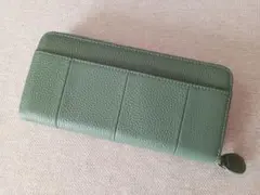 長財布　大容量　緑