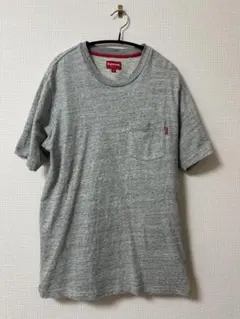 Supreme グレー Tシャツ Sサイズ ポケット付き
