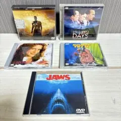 【懐かし】洋画DVD 5枚セット ジョーズ　グラディエーター、ダブルチームなど
