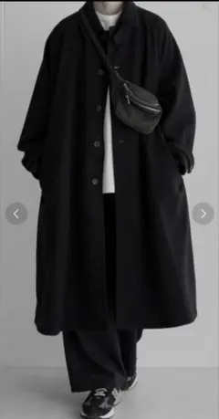 早いもの勝ち！ルーズバルカラーオーバーコート