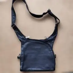 再値下げ レザー×ナイロンコンビ ショルダーバッグ