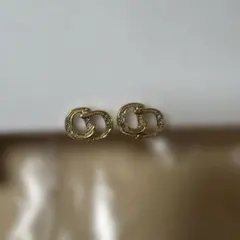 クリスチャンディオールChristian DiorCDロゴ イヤリング