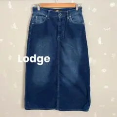 Lodge レディース　コーデュロイ　シンプル　カジュアル　ロングスカート