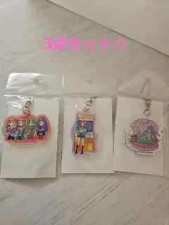 YUMEIROWORKS アクリルキーホルダー3点セット　人魚　女子高生　女の子