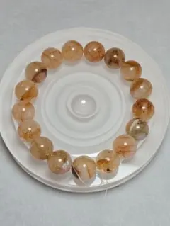 大玉 ライモナイトインクォーツ ブレスレット 15mm 内径19cm