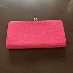 MARY QUANT LONDON 長財布 ピンク がま口のサムネイル