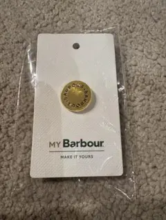 枝*豆様 バブアー　Barbour ピンバッジ　ゴールド　ボタンのサムネイル