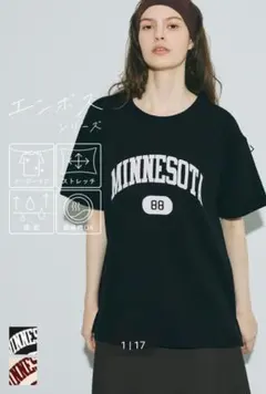 coca エンボスロゴ Tシャツ ブラック☆のサムネイル