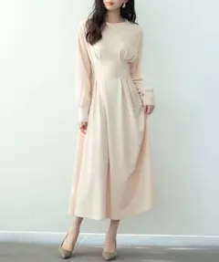 セゾンドパピヨン ロングワンピース