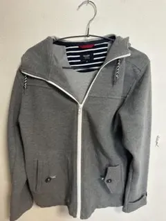 BEAMS ジップパーカー グレー