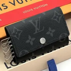 【超極美品】ルイヴィトン モノグラム エクリプス ミュルティクレ6 キーケース