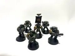 Warhammer 40k 塗装済み　スペースマリーン　6体 おまけつきのサムネイル