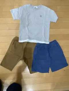 LOGOS DAYS グレー Tシャツ　ハーフパンツまとめ売り 130cm