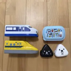 新幹線 ドクターイエロー　駅弁　弁当箱 トミカ おにぎりケース セットのサムネイル
