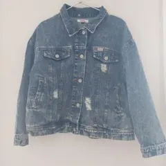ピンクラテ　デニムジャケット Mサイズ